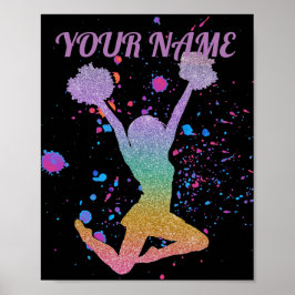 Cheerleader Gradient High School of College Event Poster