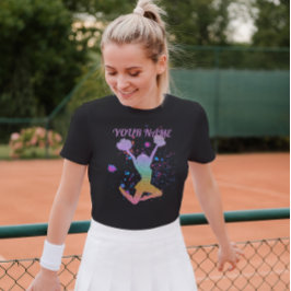 Cheerleader Gradient High School of College Event T-shirt