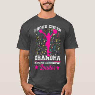 Cheerleader Grandma Family Support T-shirt