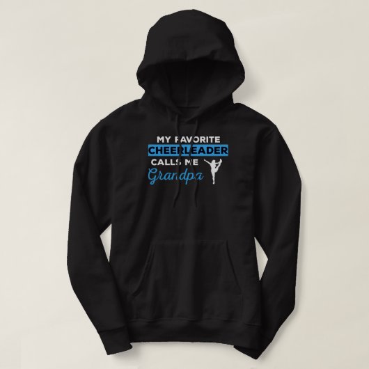 Cheerleader Grandpa Gift Hoodie (Design voorkant)