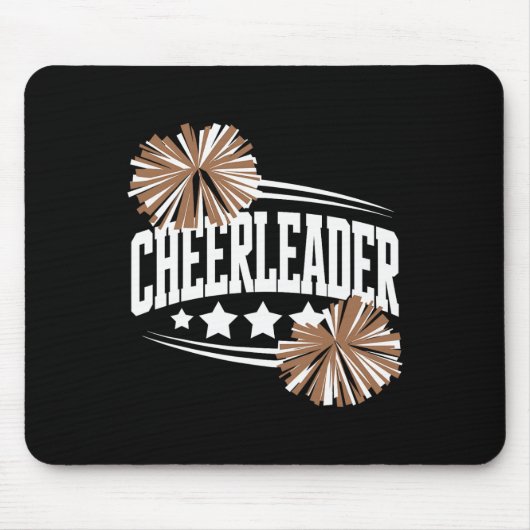 Cheerleader Grappige Cheerleading Muismat (Voorkant)