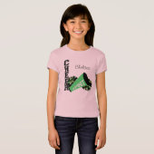Cheerleader  Green T-shirt (Voorkant volledig)