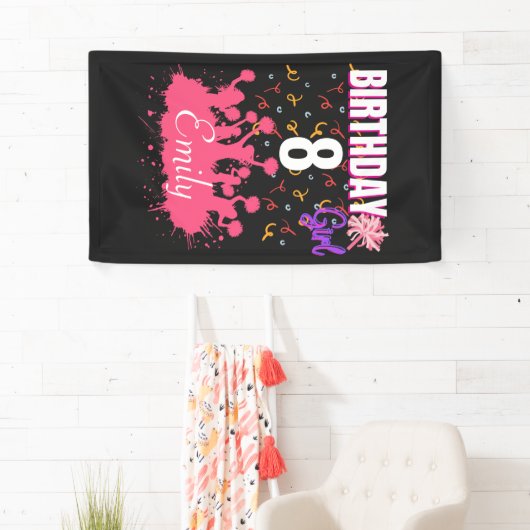 Cheerleader Gymnastic Birthday Girl Spandoek (Insitu)