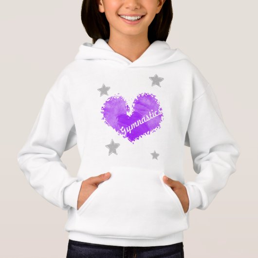 Cheerleader Gymnastics tumbling meiden hoodie (Voorkant)