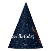 Cheerleader "Happy Birthday", gepersonaliseerd Feesthoedjes (Links)