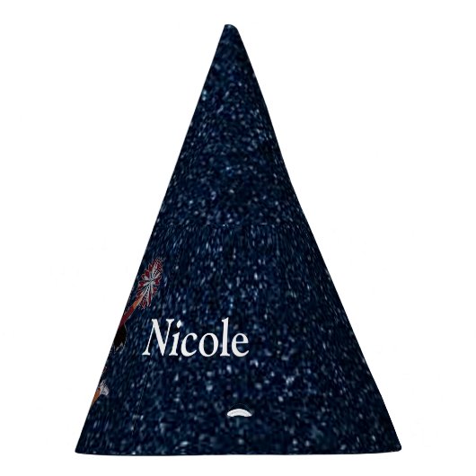 Cheerleader "Happy Birthday", gepersonaliseerd Feesthoedjes (Rechts)