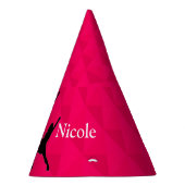 Cheerleader "Happy Birthday", gepersonaliseerd Feesthoedjes (Rechts)