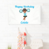 Cheerleader Happy Birthday Party Banner (Insitu)