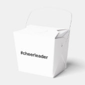 CHEERLEADER Hashtag Bedankdoosjes (Voorkant Zijde)