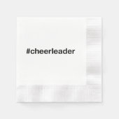 CHEERLEADER Hashtag Servet (Voorkant)