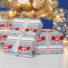 Cheerleader Holiday Gifts Wrapping Paper Cadeaupapier