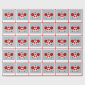 Cheerleader Holiday Gifts Wrapping Paper Cadeaupapier (Vlak)