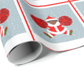 Cheerleader Holiday Gifts Wrapping Paper Cadeaupapier (Rol Hoek)