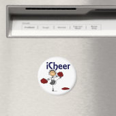 Cheerleader I Cheer Stick Figuur Magneet (Insitu (Vaatwasser))