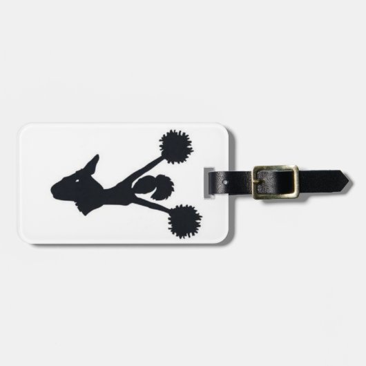 **CHEERLEADER* I.D. LABEL VOOR BAGAGE OF GOLF BAGAGELABEL (Voorkant horizontaal)