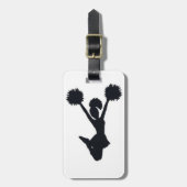**CHEERLEADER* I.D. LABEL VOOR BAGAGE OF GOLF BAGAGELABEL (Voorkant verticaal)