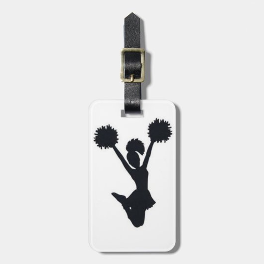 **CHEERLEADER* I.D. LABEL VOOR BAGAGE OF GOLF BAGAGELABEL (Voorkant verticaal)