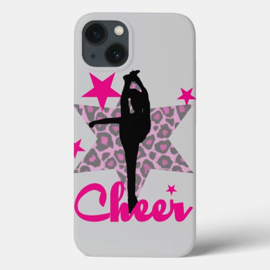 Cheerleader in roze Case-Mate iPhone case (Achterkant)