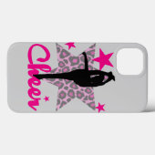 Cheerleader in roze Case-Mate iPhone case (Achterkant (horizontaal))