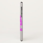 Cheerleader in roze iphone x hoesje (Achterkant/links)