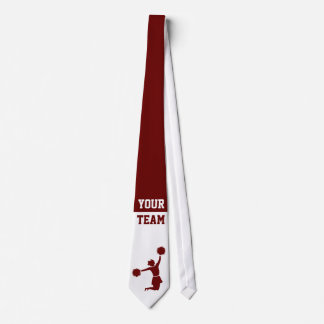 Cheerleader in Silhouette Custom Color Stropdas