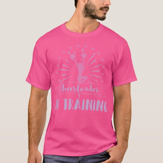 Cheerleader in Training Cheer Practice Camp T-shirt (Voorkant)