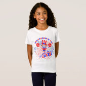 Cheerleader, Independence Day, 4 juli, Cheer T-shirt (Voorkant volledig)