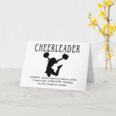 Cheerleader inspirerend Quote Kaart (Gele Bloem)
