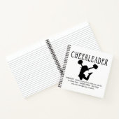 Cheerleader inspirerend Quote Notitieboek (Binnen)