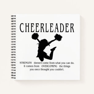 Cheerleader inspirerend Quote Notitieboek