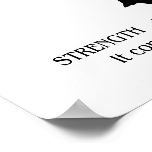 Cheerleader inspirerend Quote Poster (Hoek)