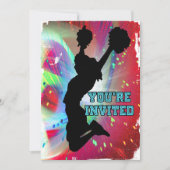 Cheerleader JE WORDT GEÏNVITEERD Kaart (Voorkant)