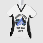 Cheerleader Jersey met foto Ornament (voorkant)