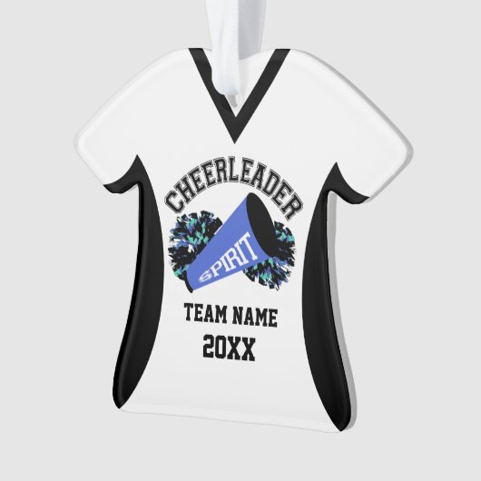 Cheerleader Jersey met foto Ornament (voorkant)
