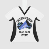 Cheerleader Jersey met foto Ornament (voorkant)