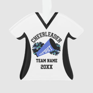 Cheerleader Jersey met foto Ornament