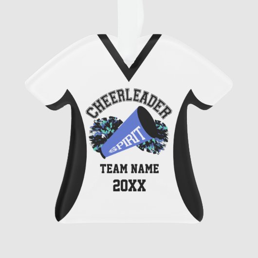 Cheerleader Jersey met foto Ornament (voorkant)