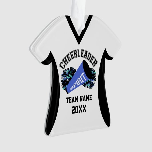 Cheerleader Jersey met foto Ornament (voorkant)