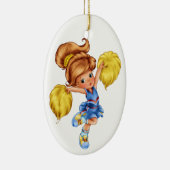 Cheerleader Keramisch Ornament (Rechts)