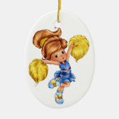 Cheerleader Keramisch Ornament (Voorkant)