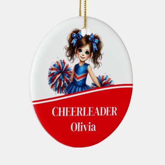 Cheerleader Keramisch Ornament (Rechts)