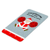 Cheerleader kerstcadeau magneet (Linkerzijde)