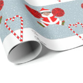 Cheerleader Kerstfeestdag Gift Cadeaupapier (Rol Hoek)