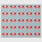 Cheerleader Kerstfeestdag Gift Cadeaupapier (Vlak)