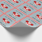 Cheerleader Kerstfeestdag Gift Cadeaupapier (Hoek)