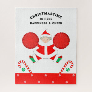 Cheerleader Kerstmis Cheerleading Legpuzzel