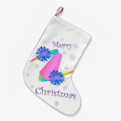 Cheerleader kerststaart Stocking Kleine Kerstsok (Voorkant (Hangend))