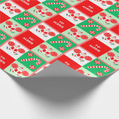 Cheerleader Kerstvakantie Cadeaupapier (Hoek)