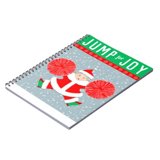 Cheerleader Kerstvakantie Notitieboek (Linkerzijde)