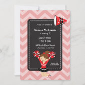 Cheerleader, kies uw eigen achtergrondkleur kaart (Voorkant)